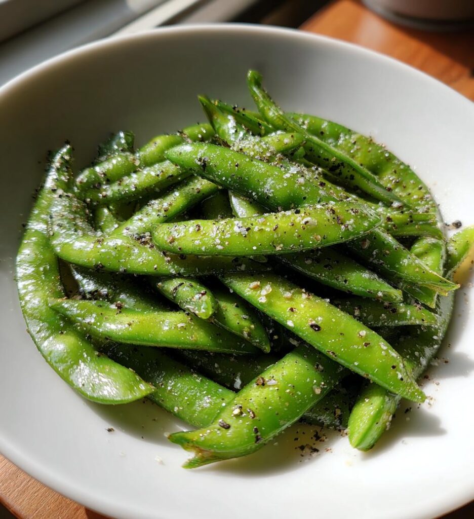 Air Fryer Sugar Snap Peas