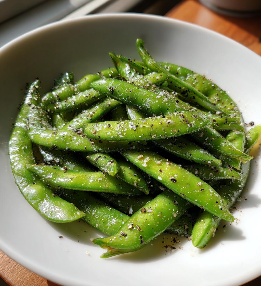 Air Fryer Sugar Snap Peas