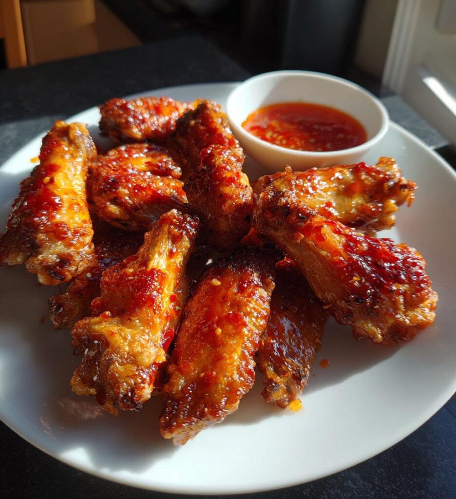 Air Fryer Sweet Chili Wings