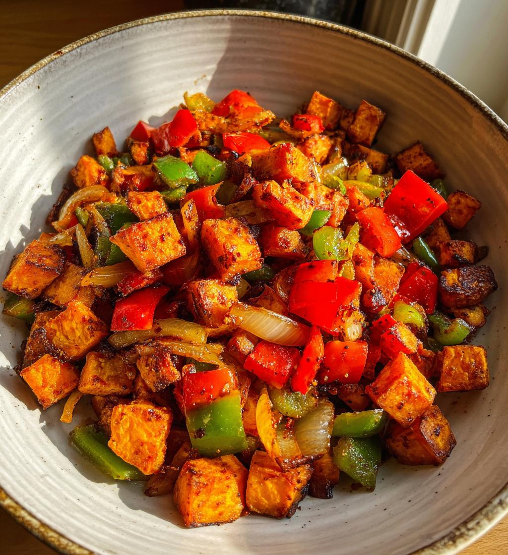 Air Fryer Sweet Potato Hash