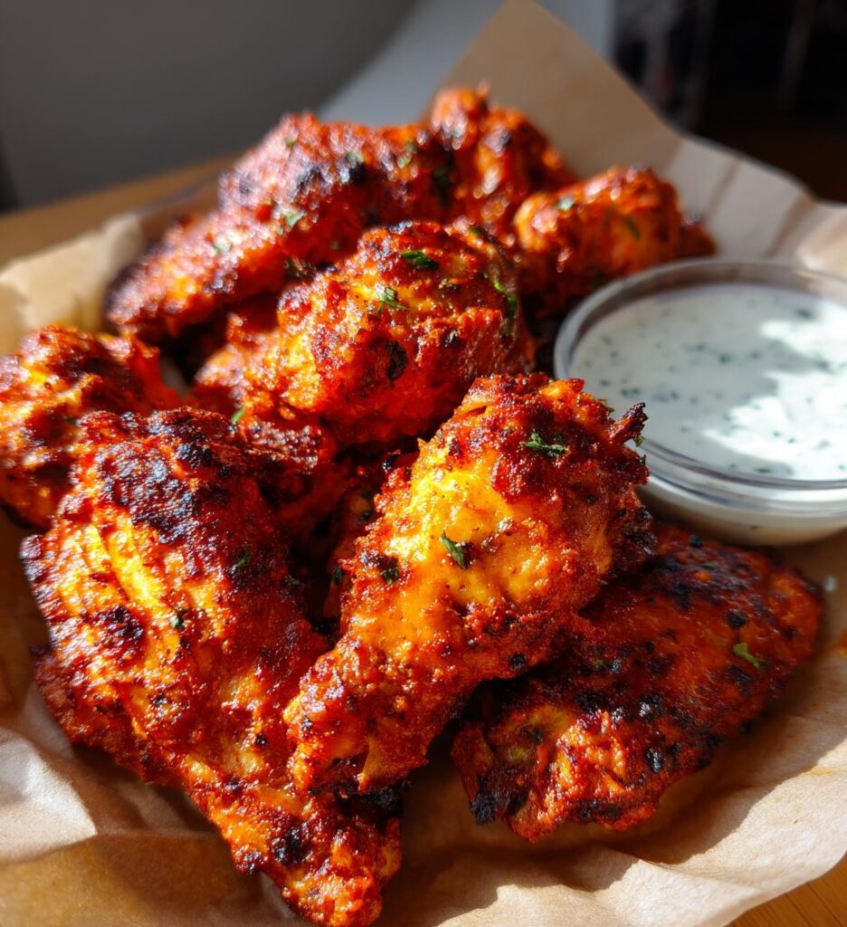 Air Fryer Tandoori Chicken Wings