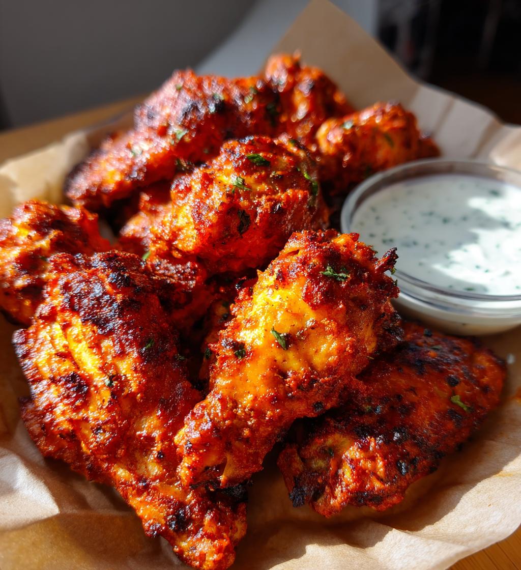 Air Fryer Tandoori Chicken Wings