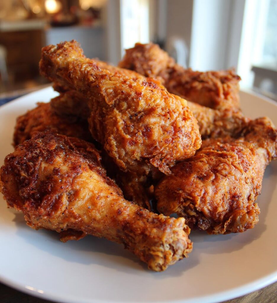 Air fryer KFC Southern Fried Chicken Drumsticks - Pretty Delicious Eats