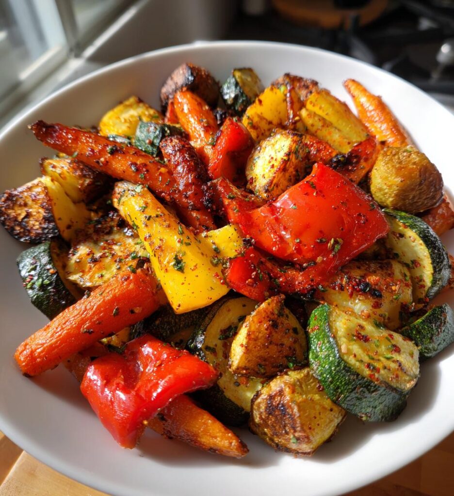 air fryer roasted vegetables