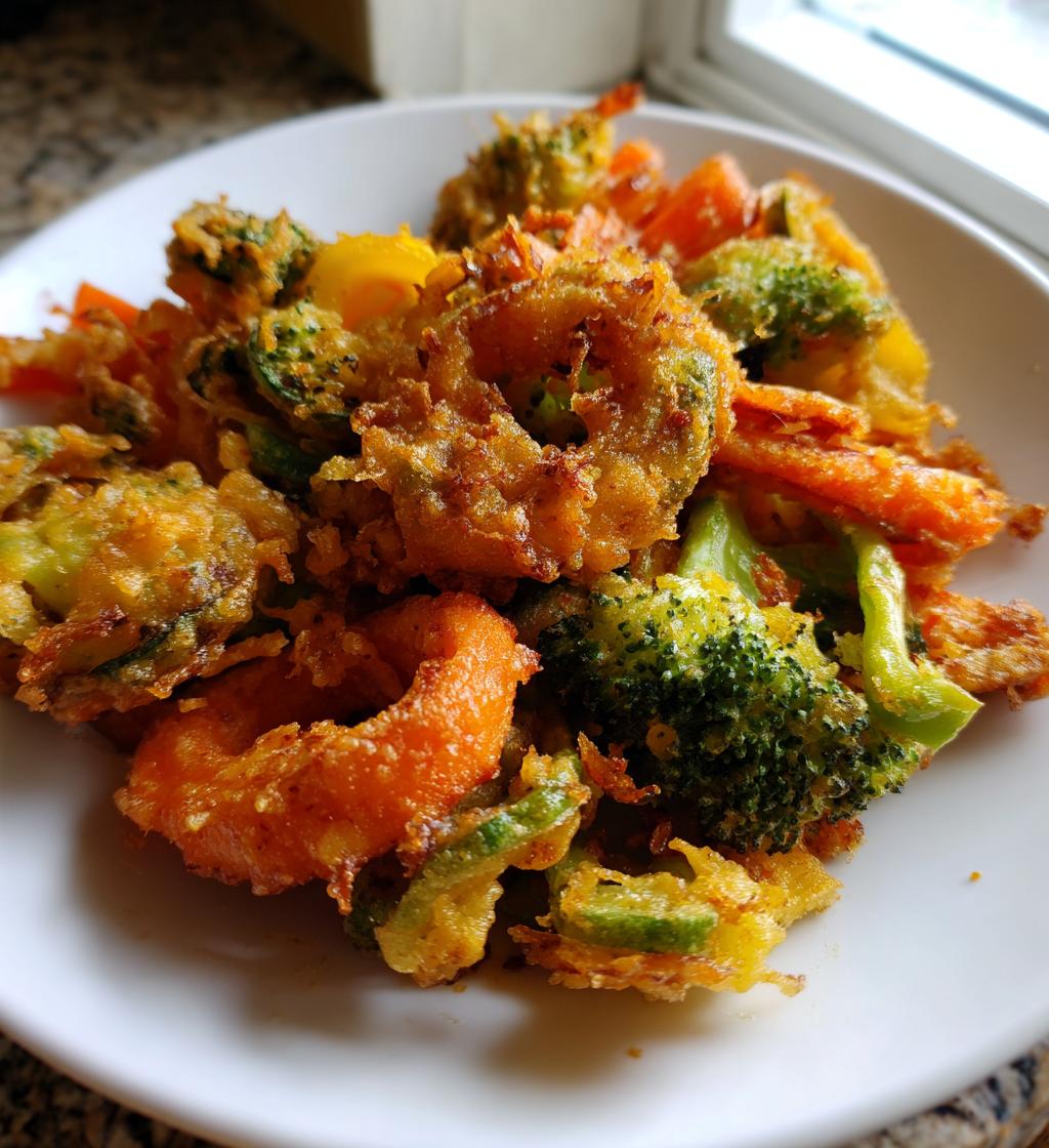 air fryer tempura vegetables