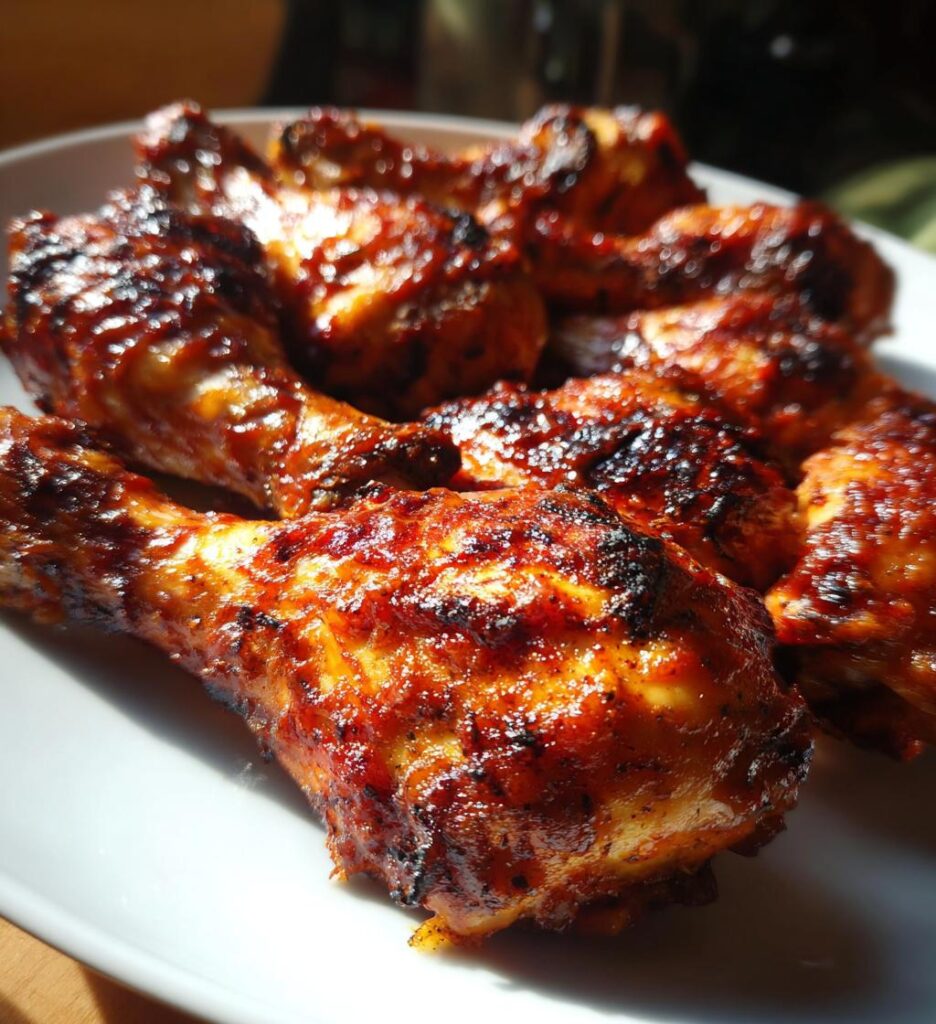15-Minute Air Fryer BBQ Chicken Drumsticks
