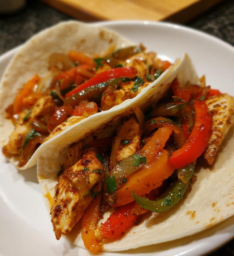 15-Minute Air Fryer Chicken Fajitas