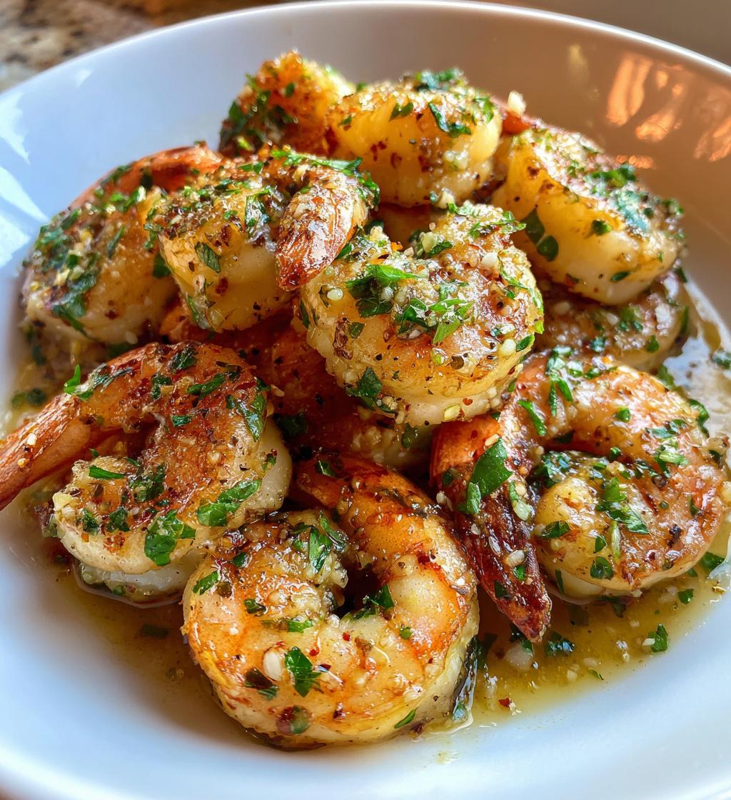 15-Minute Air Fryer Garlic Butter Shrimp