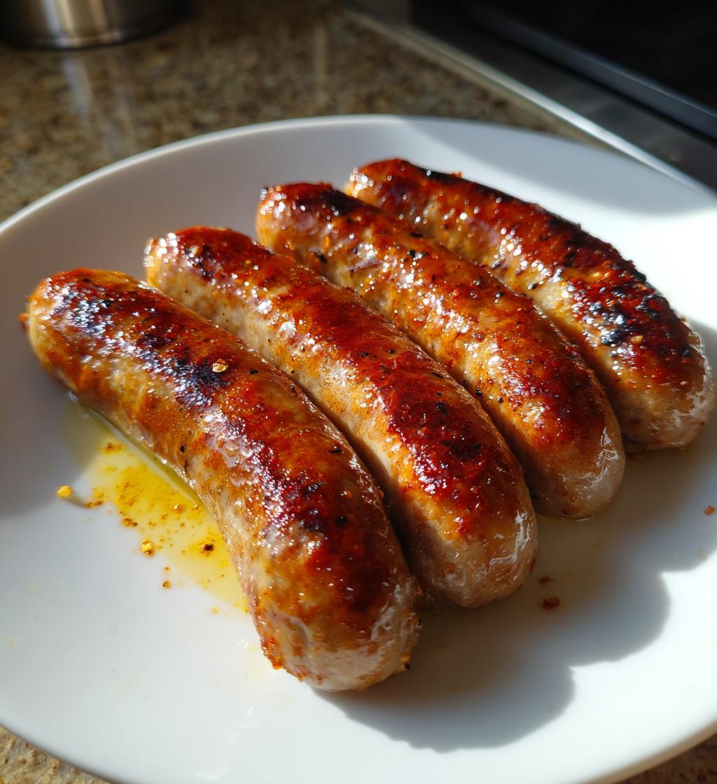 15-Minute Air Fryer Pork Sausages