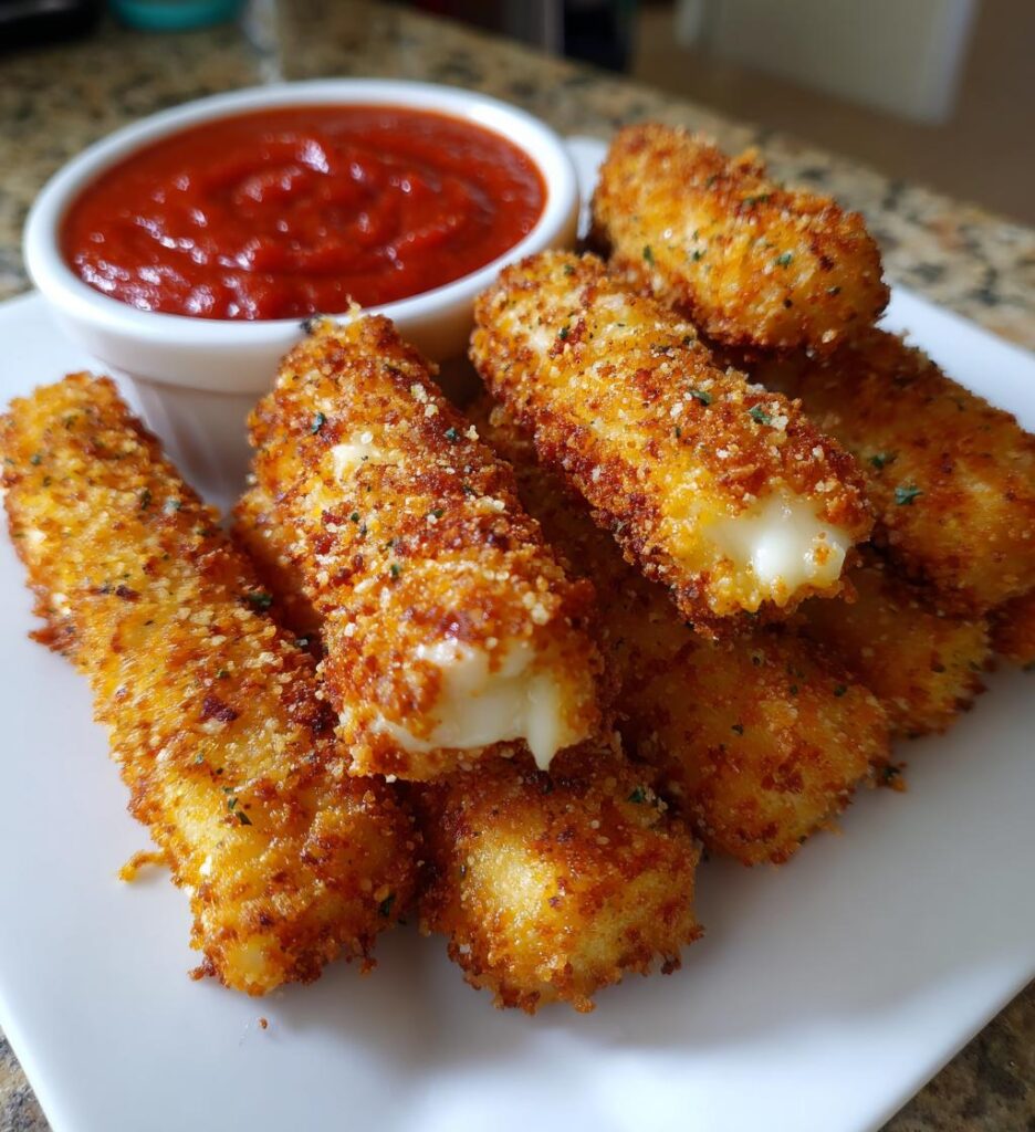 Air Fryer Mozzarella Sticks