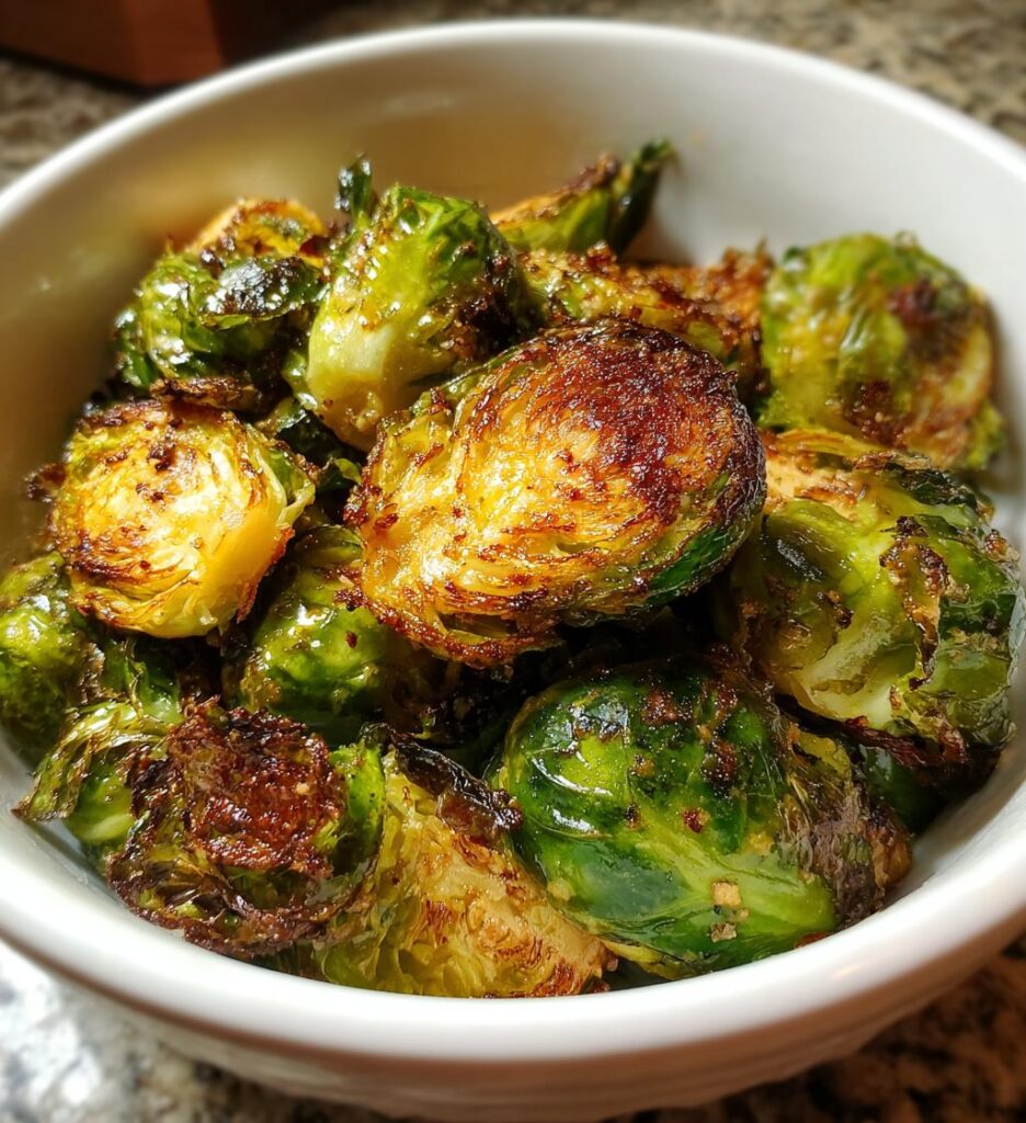 Easy Air Fryer Brussels Sprouts