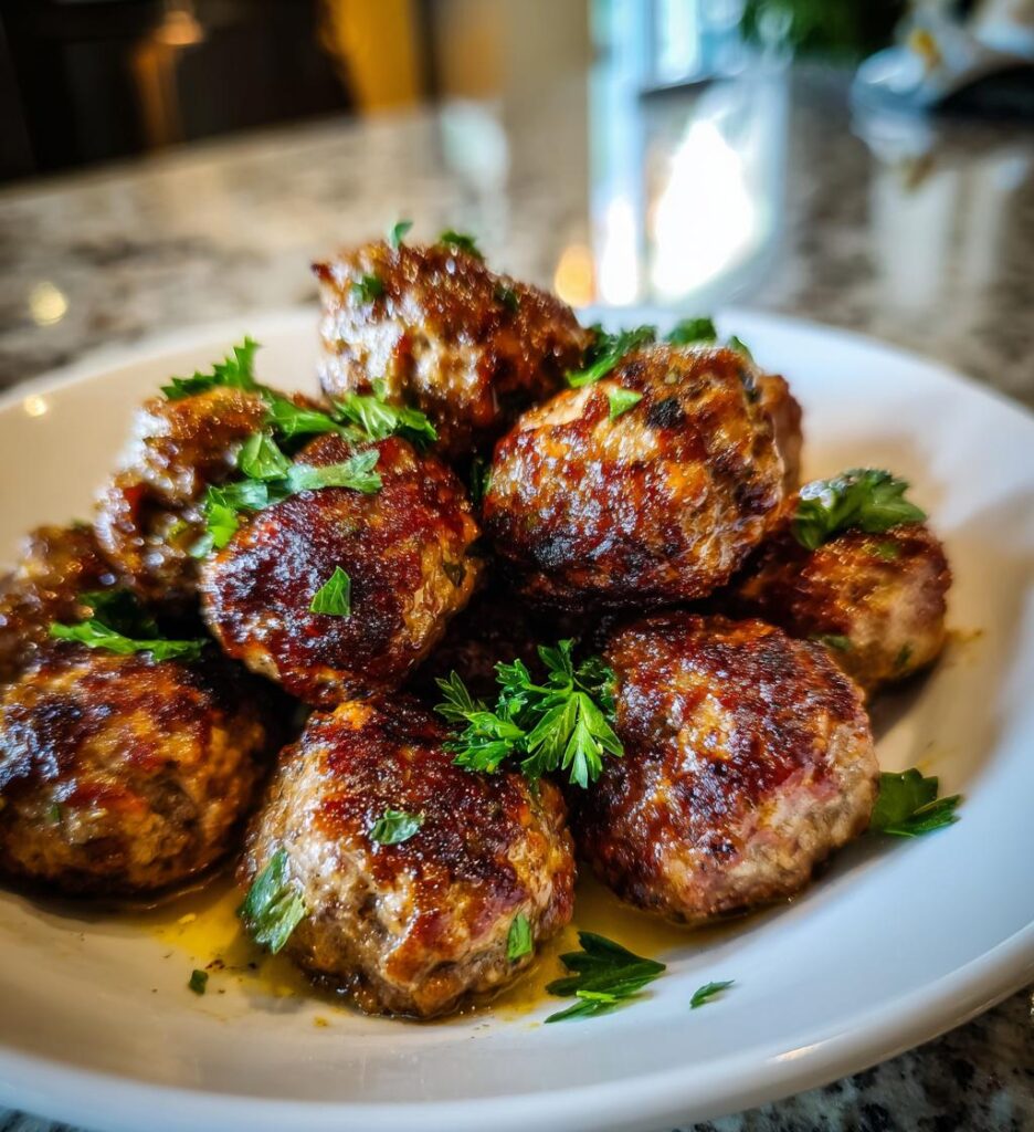 Easy Air Fryer Meatballs