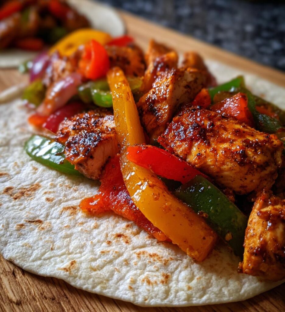 Healthy Air Fryer Chicken Fajitas