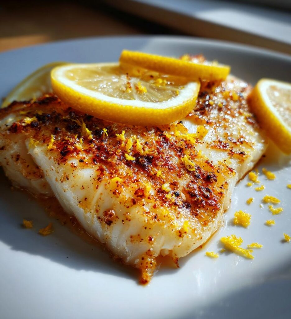 Healthy Air Fryer Cod with Lemon