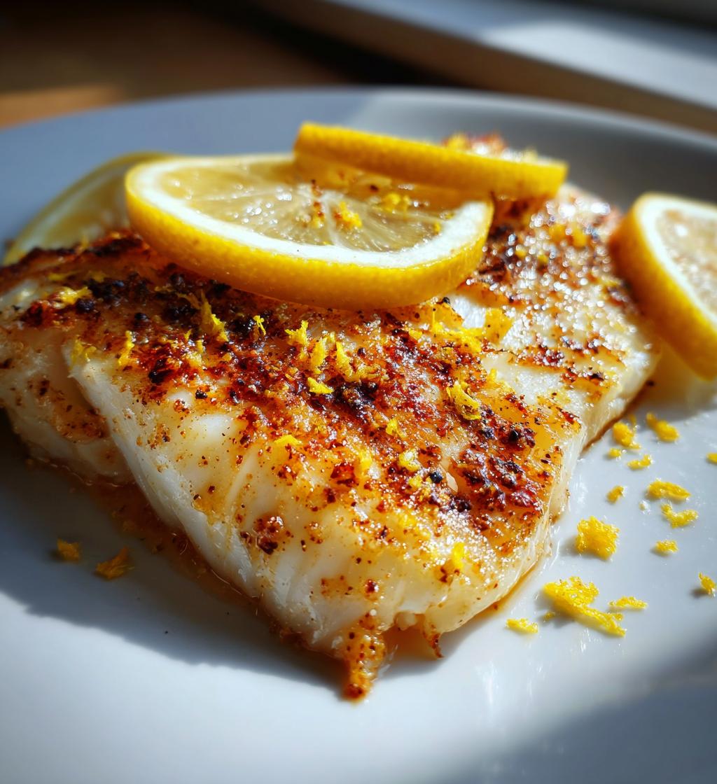 Healthy Air Fryer Cod with Lemon