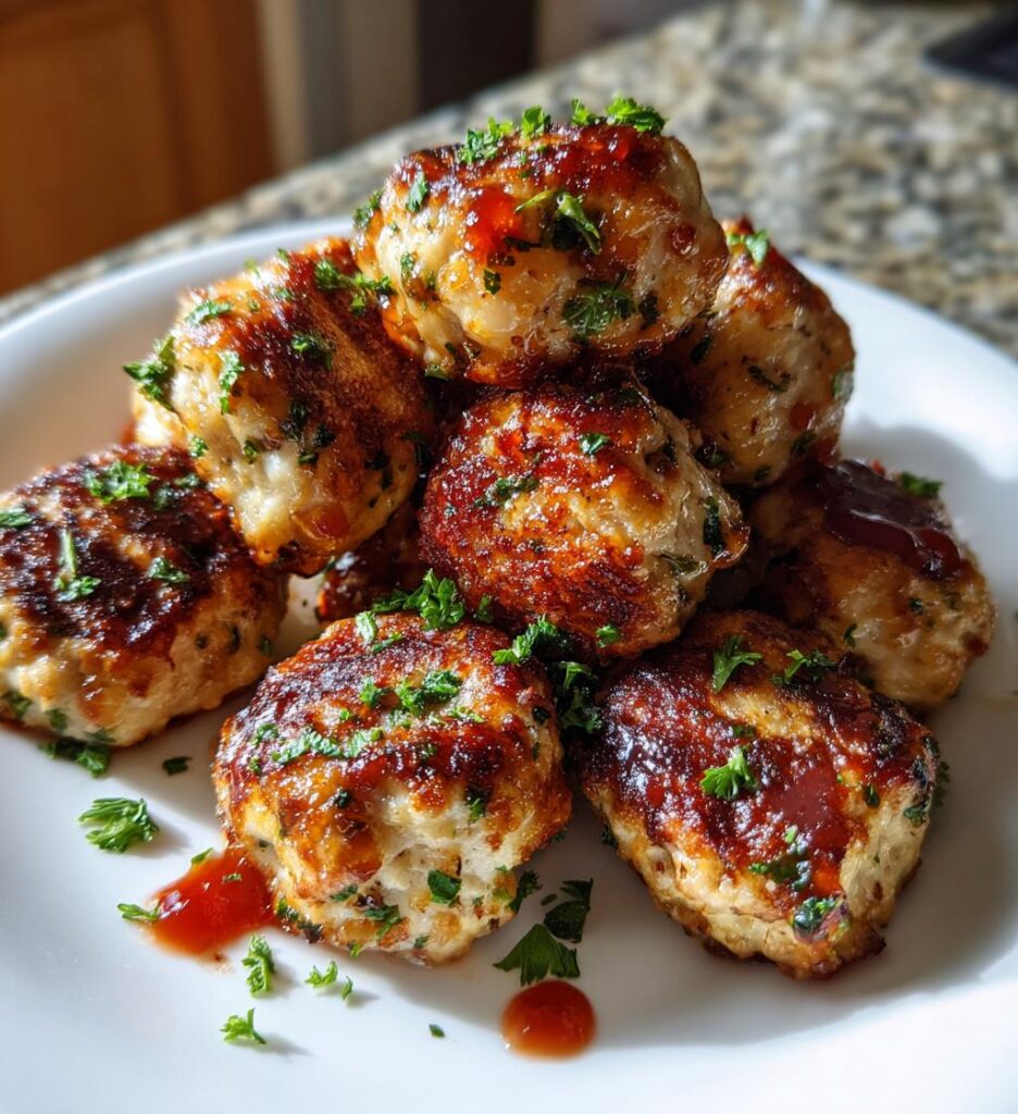 Healthy Air Fryer Turkey Meatballs