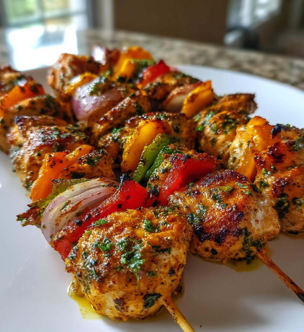 air fryer chicken kabobs