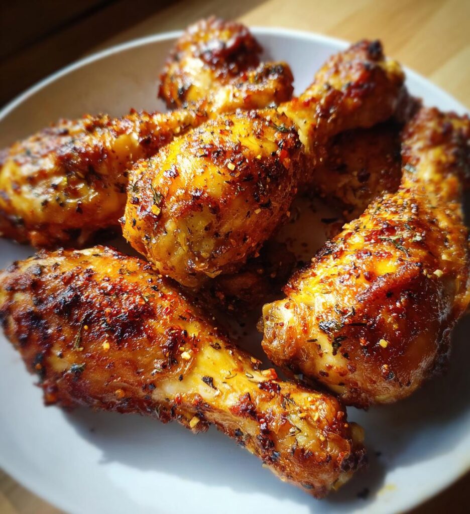 air fryer chicken legs bone in crispy