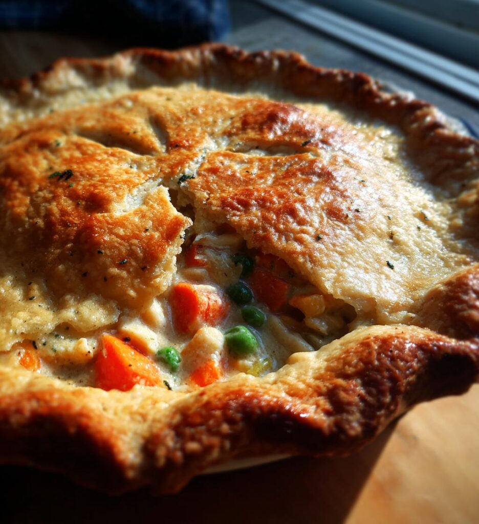 air fryer chicken pot pie