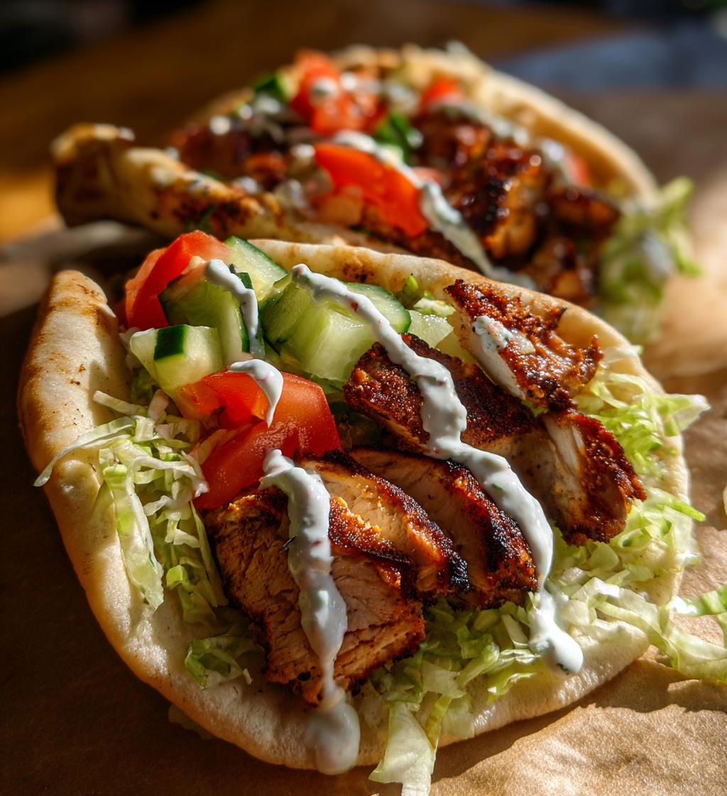 air fryer chicken shawarma