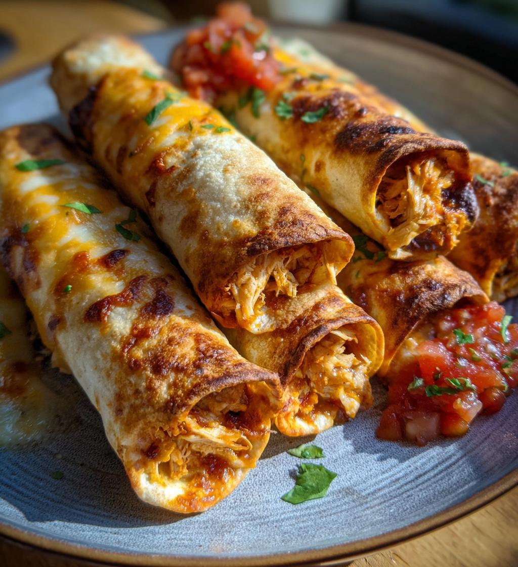 air fryer chicken taquitos