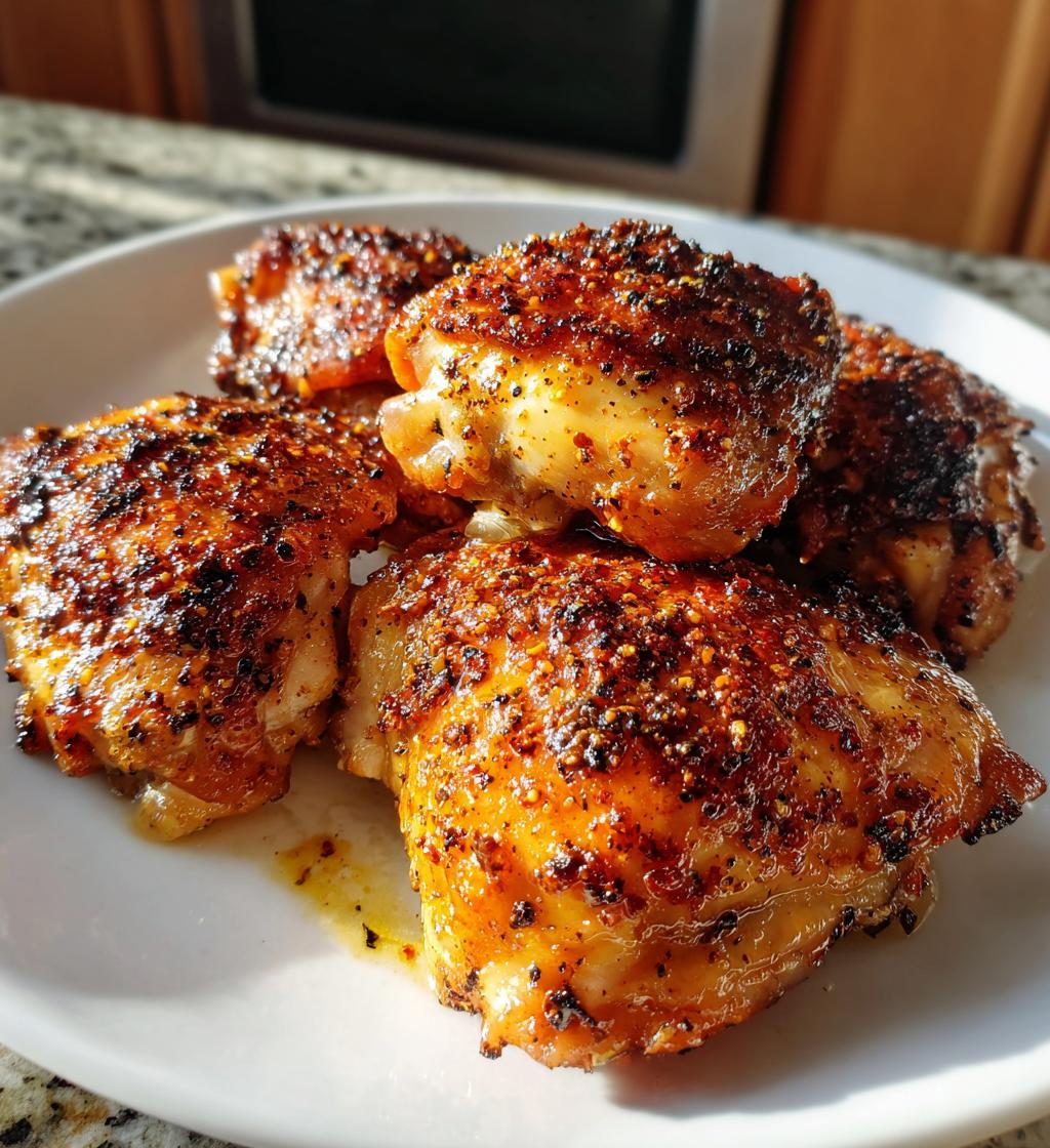 bone in chicken thigh air fryer recipes