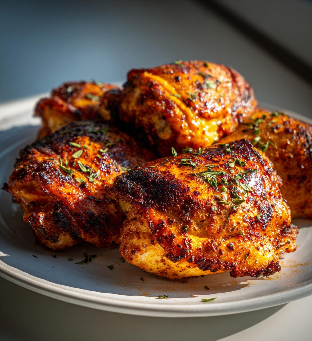 bone in skinless chicken thigh recipes air fryer