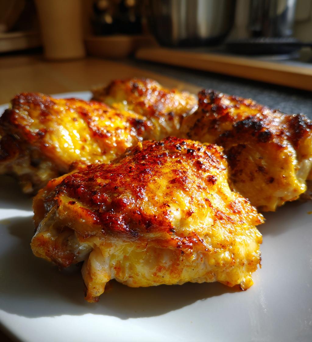skin on bone in chicken thigh recipes air fryer