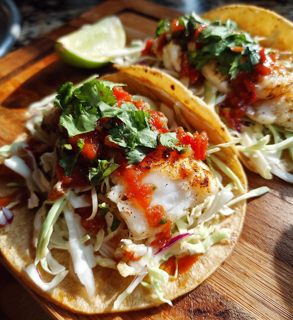 15-Minute Air Fryer Fish Tacos