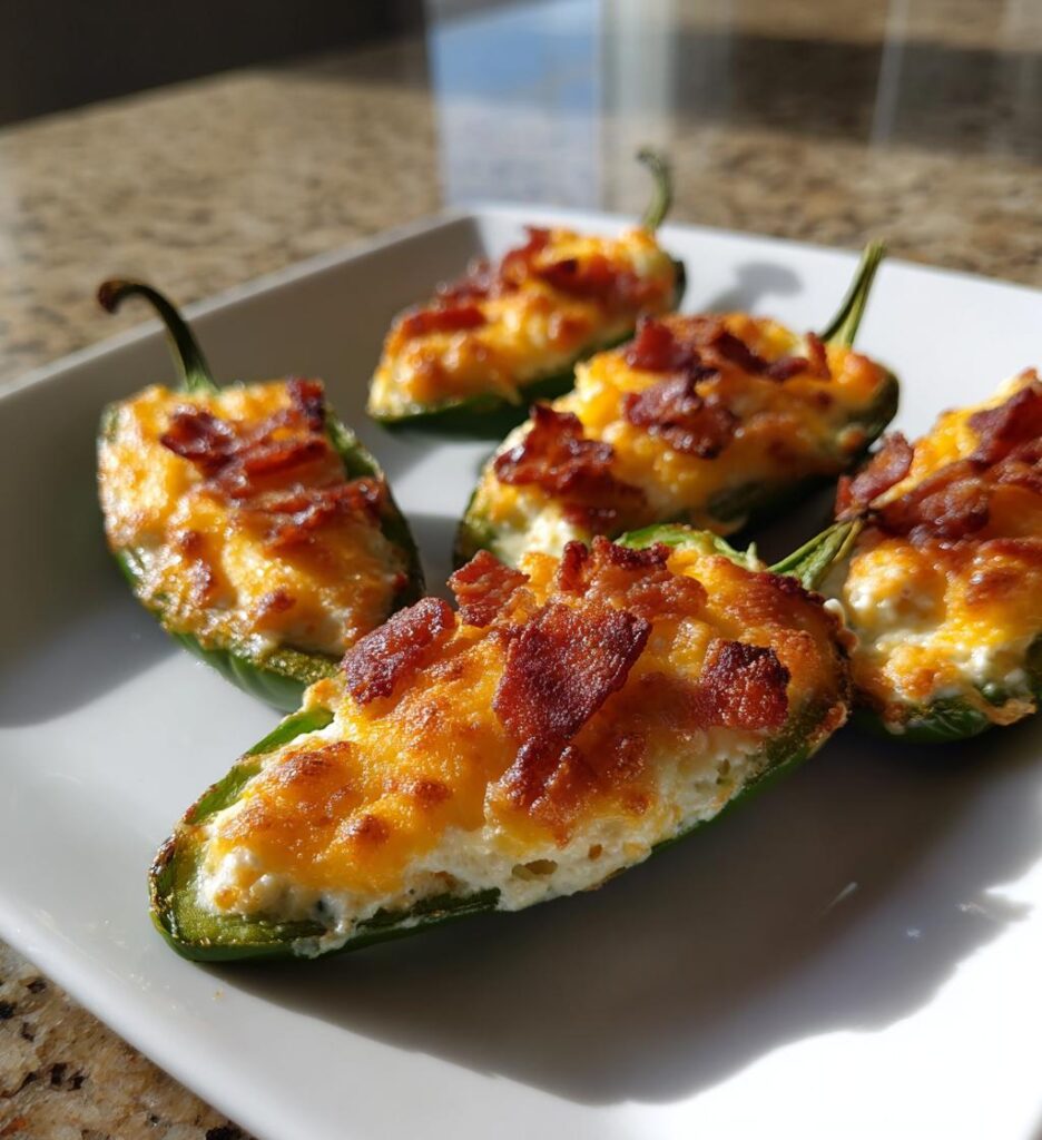 15-Minute Air Fryer Stuffed Jalapeños