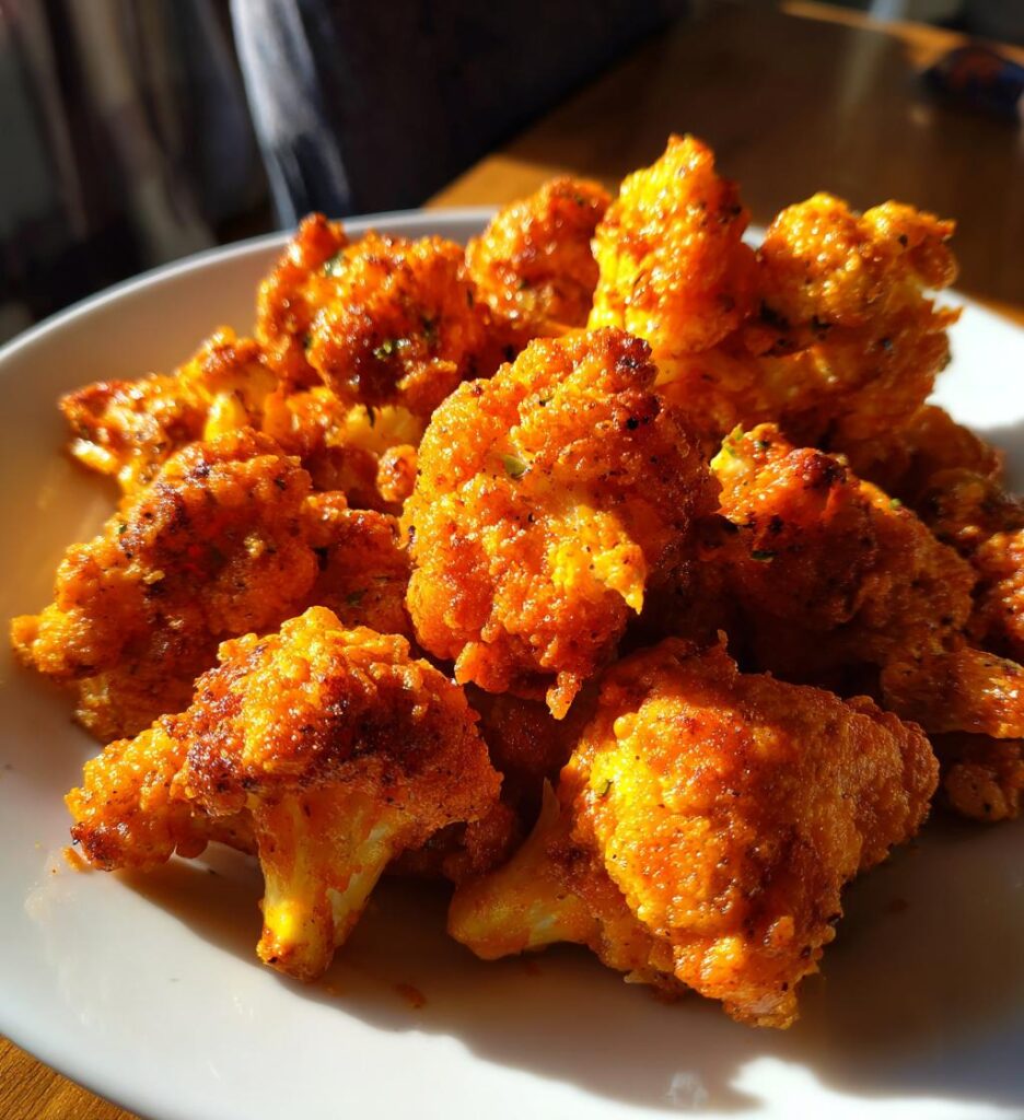 Easy Air Fryer Buffalo Cauliflower