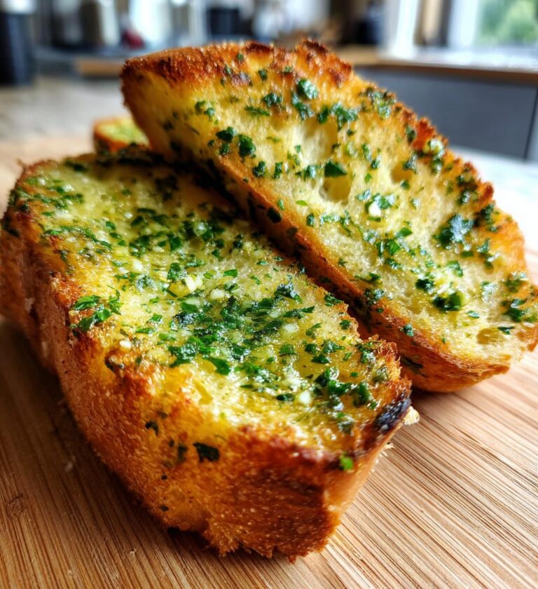Easy Air Fryer Garlic Bread
