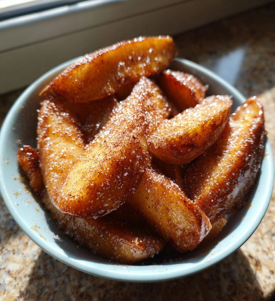 air fryer apple wedges