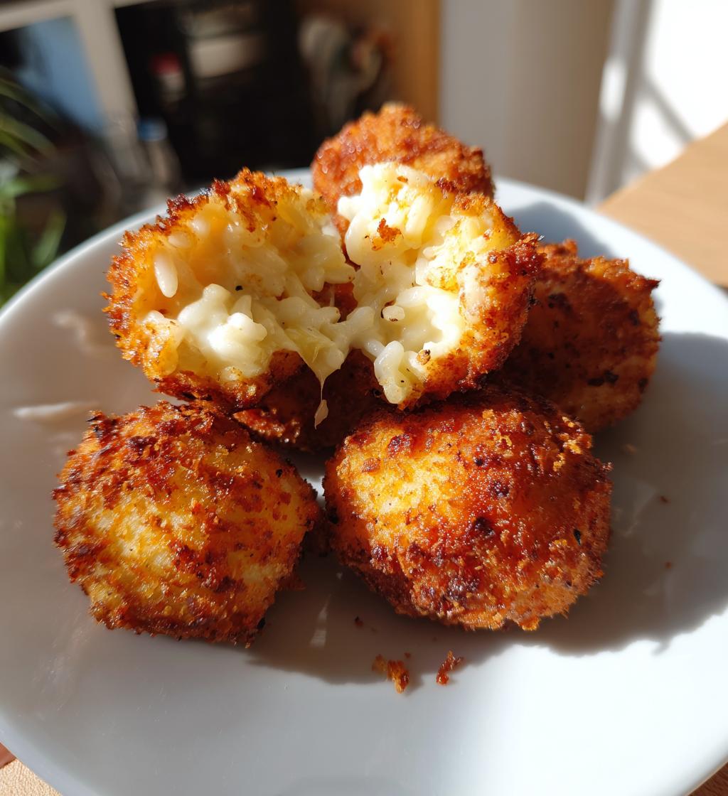 air fryer arancini balls