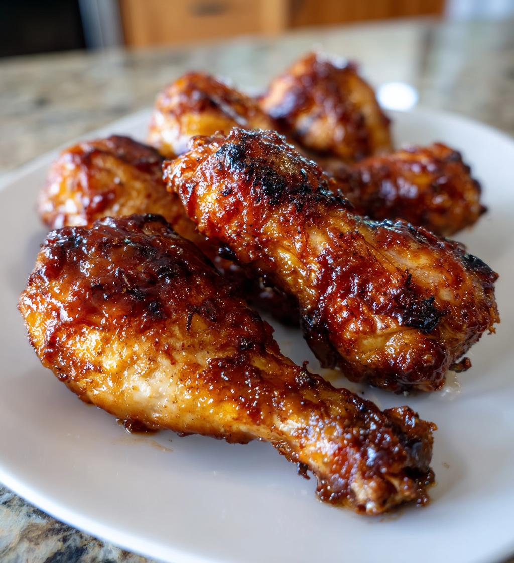 air fryer bbq chicken drumsticks