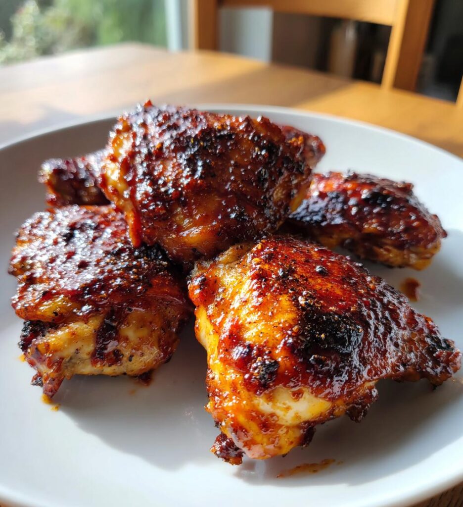air fryer bbq chicken thighs