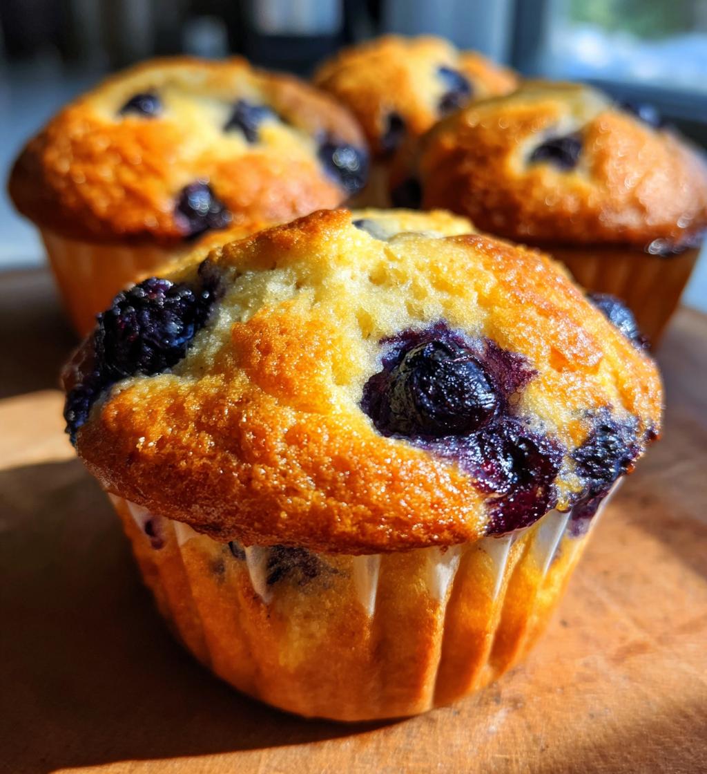 air fryer blueberry muffins
