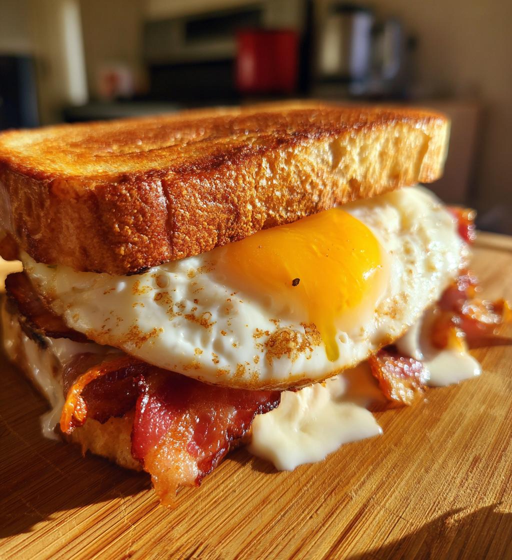 air fryer breakfast sandwich