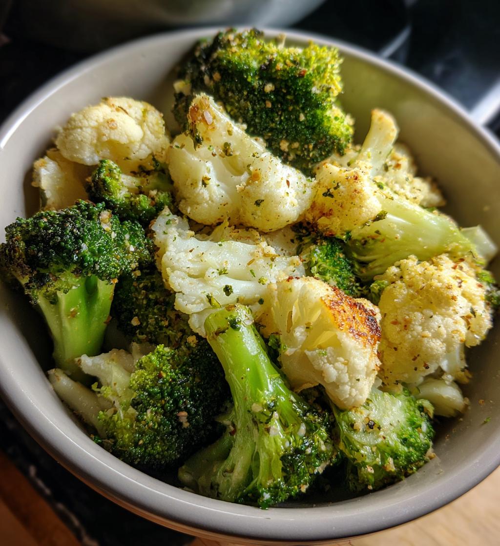 air fryer broccoli and cauliflower