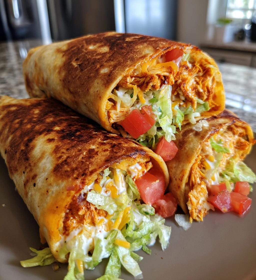 buffalo chicken wraps air fryer