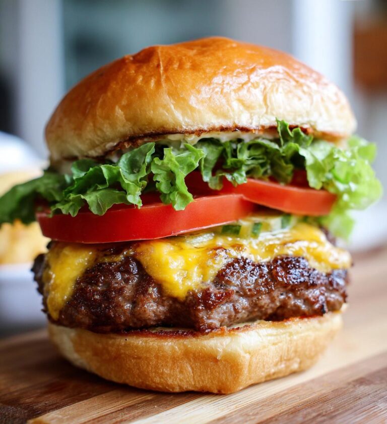 burger in air fryer
