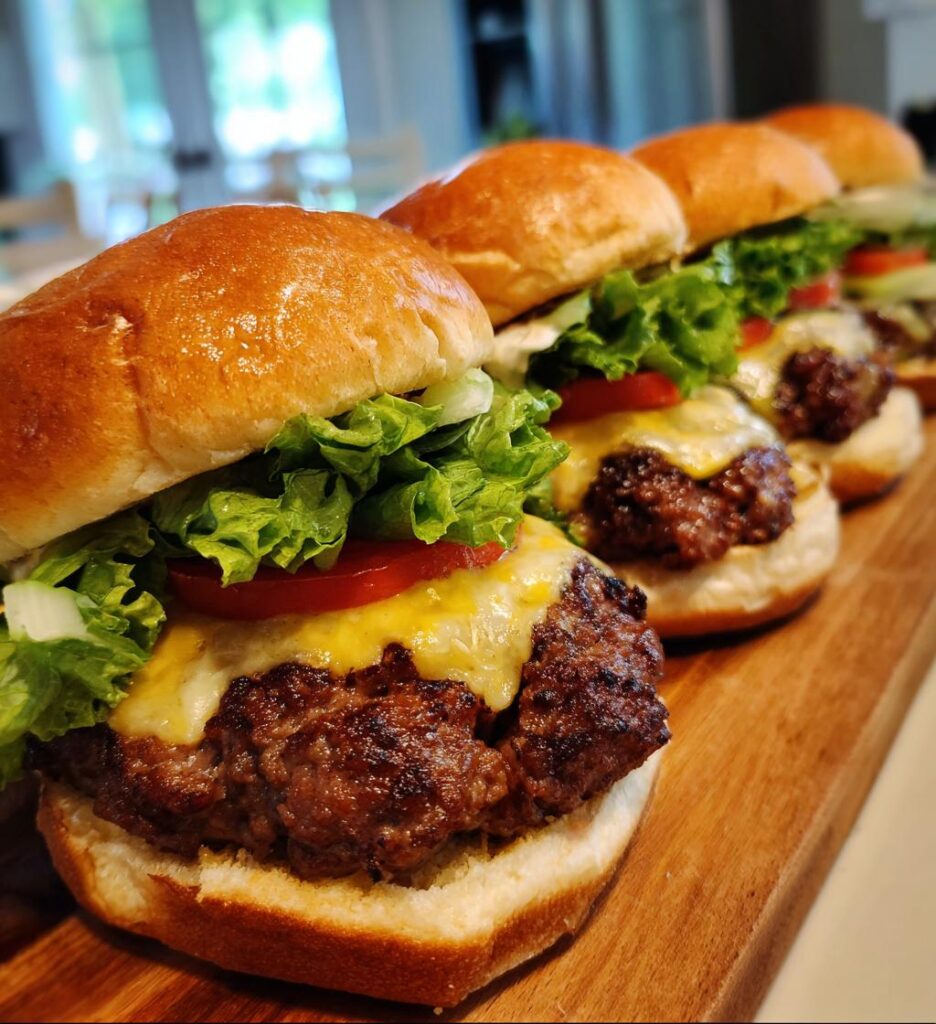 burgers in air fryer