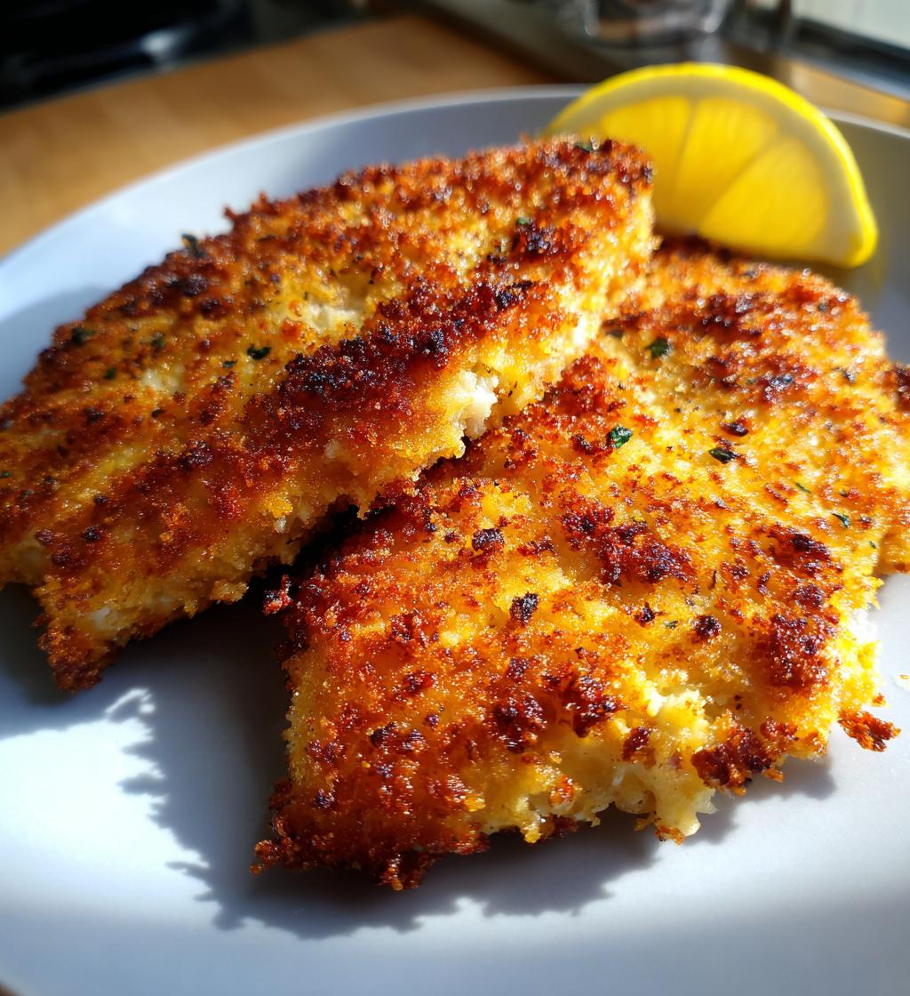 Air Fryer Chicken Schnitzel